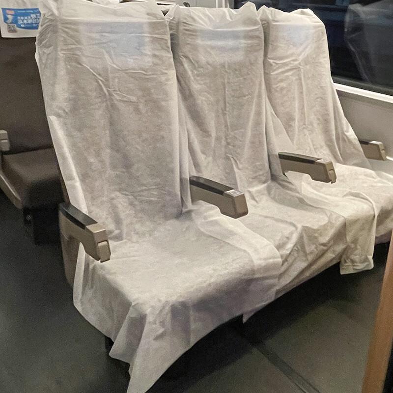 NOLANSEND Disposable Seat Covers *3 Sets, High-Speed Rail Anti-Dirt Car Airplane Train Seat Cushion Covers, Thickened Seat Covers