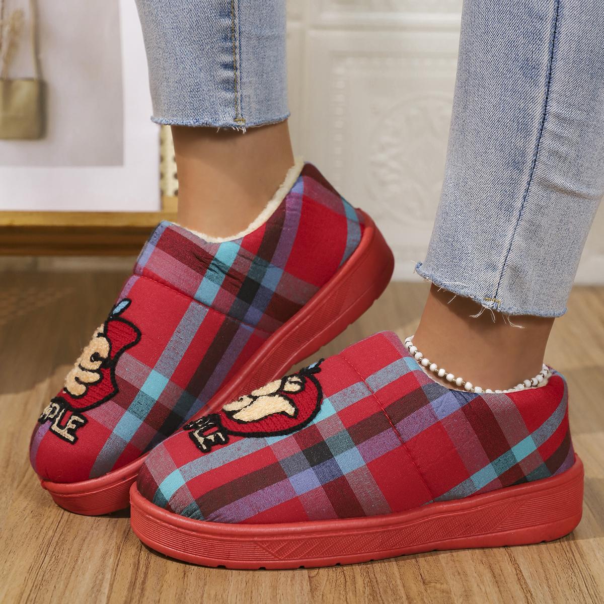 

2024 new Winter Warm Home Fur Slippers Women Indoor Home Shoes Furry Indoor Bedroom Flat Heels Fluffy Slippers Slides Women 36-37