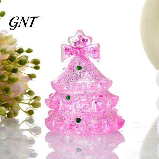 Stress Relieving Fidget Gadgets Christmas Tree Ball, Soft TPR Squeeze Toy for Relief, Glow Party Favor Toys Kids in Dark Hand Sensory Toy, Holiday