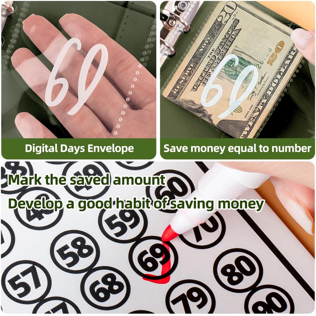 100-Day Challenge Savings Planner: A5 Loose-Leaf Budgeting Notebook for Couples