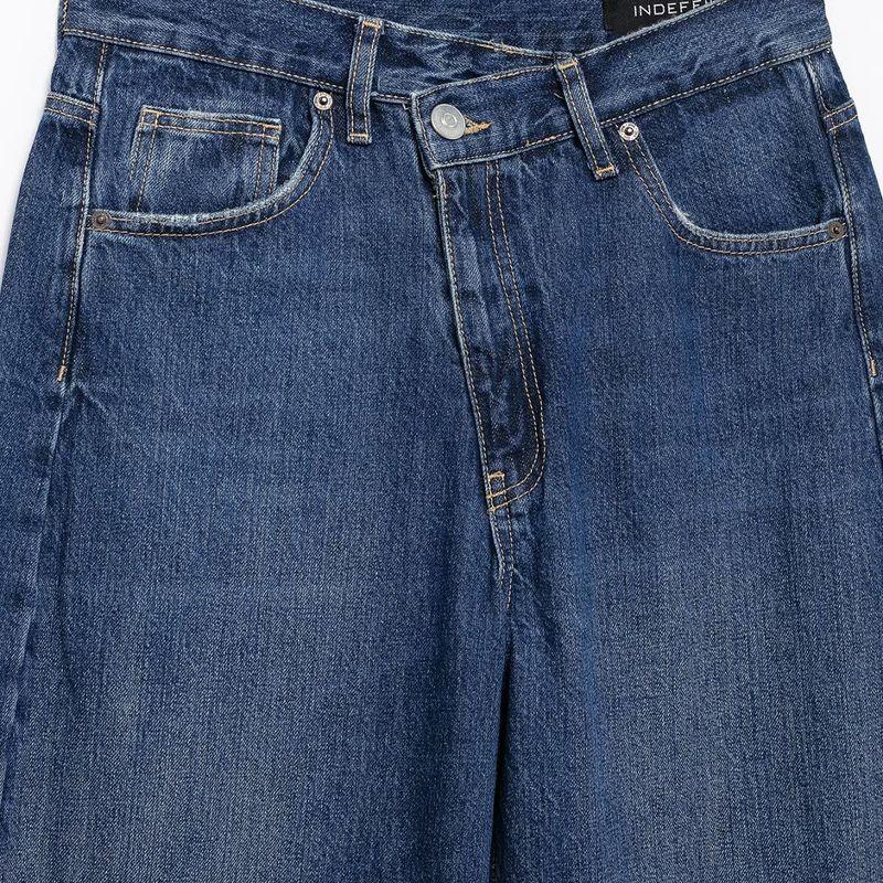 Kaslead New Arrival Women's Clothing Fashion Style Fashion Double Breasted Waist Loose Mid Waist Denim 6688010