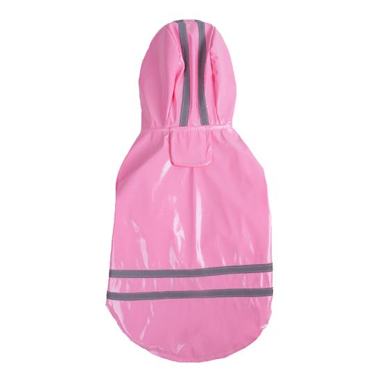 Pet Clothes - Dog Reflective Waterproof Raincoat Teddy Puppy Hooded Jacket Coat Pet Clothes
