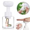 250ml Square Flower Foam Bottle 2026 Soccer Refillable Lotion Container Leakproof Travel Pump Bottle for Skincare Sports Fan Gif
