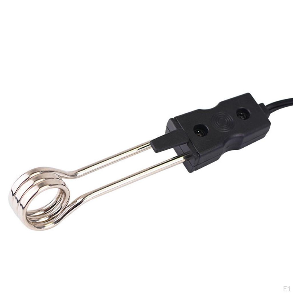 Car Immersion Heater 12V Electric Fittings Boiler Portable Easy to Use Durable Tool for Tea Soup
