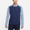 Nike Sweatshirts Men's Dark Navy Blue Stand Collar Moderate Regular DA0439-410