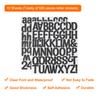 10Sheets Letter Stickers 2 Inch Self-Adhesive Vinyl Alphabet Number Stickers Vinyl Lettering Decals for DIY Gift Cards Decals