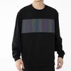 Adidas Neo Irridescent Sweatshirt With Crew Neck And Panel Detail Men Sweatshirt Black HB7380