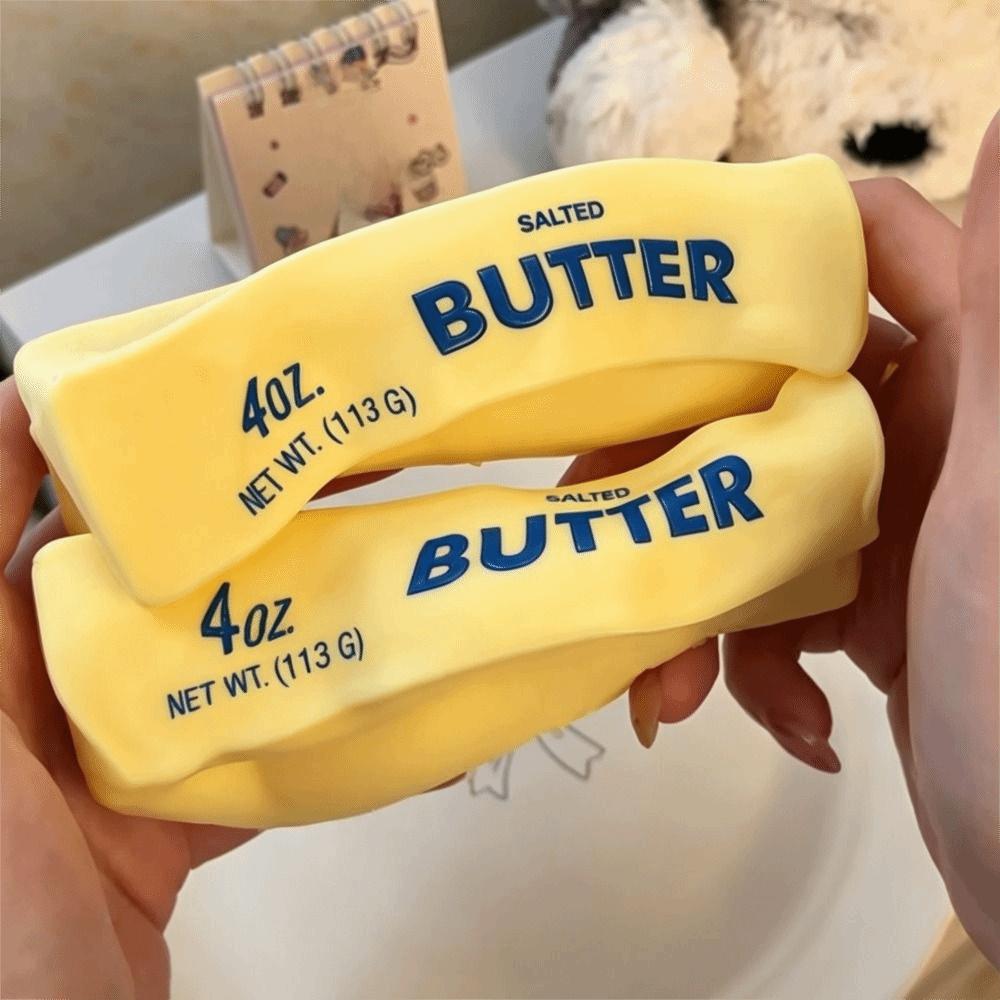 Käse Wach Cracking Quetschspielzeug Butterstange Knackendes Geräusch Ball Entspannungswerkzeug