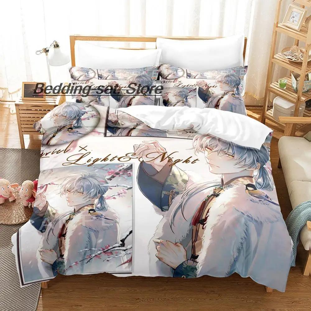 Game Light and Night Stand Osborn Evan Sariel Jesse Charlie Bedding Set Single Twin Full Queen King Size Bed Set Three Piece Set