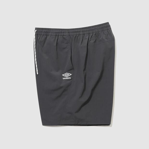 UMBRO Diamond Escape Nylon Spandex 4.5-Length Shorts Charcoal Ur213Chp52 (A Type)