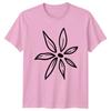 Minimalist Hand Drawn Floral Design TShirt Botanical Flower Birthday Gift