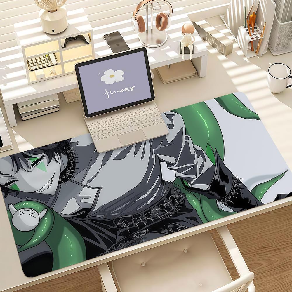 Game The F-freak C-circus Pierrot Mouse Pad Anti Slip Rubber Edge Locked Thickened Laptop Gaming Desk Mat