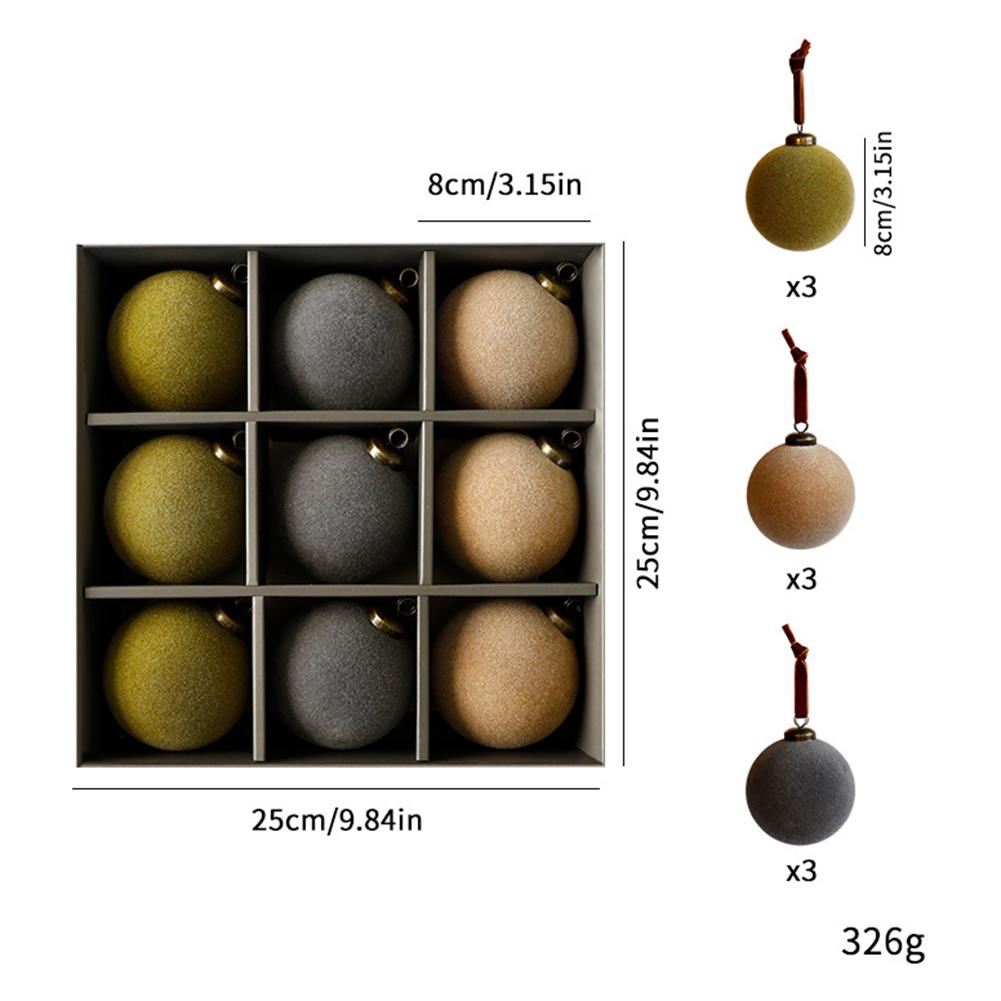 Świąteczne Uroczystości Biały Zestaw Kul Świątecznych Piękne Flokowane Dekoracje Dekoracja Świąteczna Wszechstronne Opcje Dekoracyjne