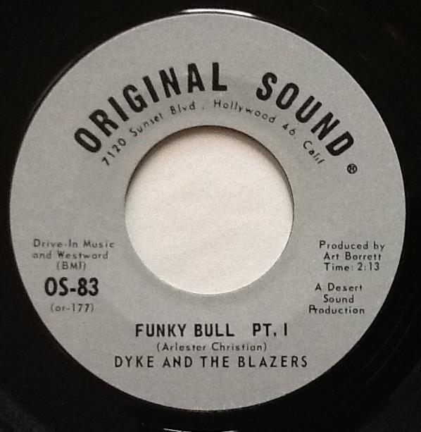 

7inch Record DYKE & THE BLAZERS - Funky Bull OS83 Original Sound 1968 US Soul/Funk Used
