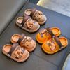 Slippers Boy Shoes, Girl Shoes, Anti-slip and Breathable Outerwear Beach Slippers with Holes