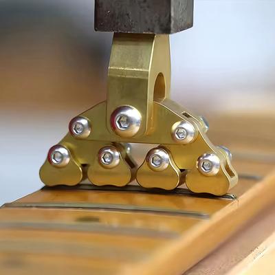 Gitarren Fractal Bundierwerkzeug Gitarrenbunddraht-Presswerkzeug Gitarren Fractal Bundierwerkzeug Reparaturwerkzeug für Bundbretter mit verschiedenen Radien