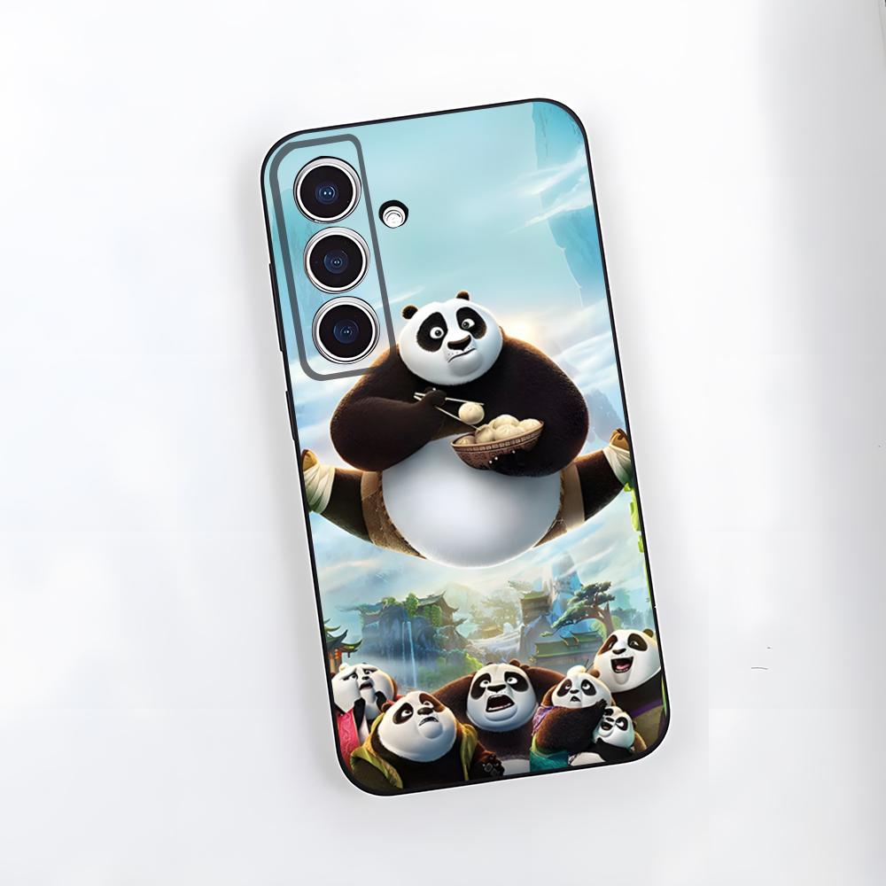 K-Kung Fu Panda Phone Case For Samsung A25 A13 A33 5G A54 A36 A35 A56 A52 A14 Shockproof Soft Cover