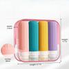 Portable Silicone Refillable Bottles Travel Toiletry Dispenser Containers Leak Proof Storage Jars For Business Trip Travel