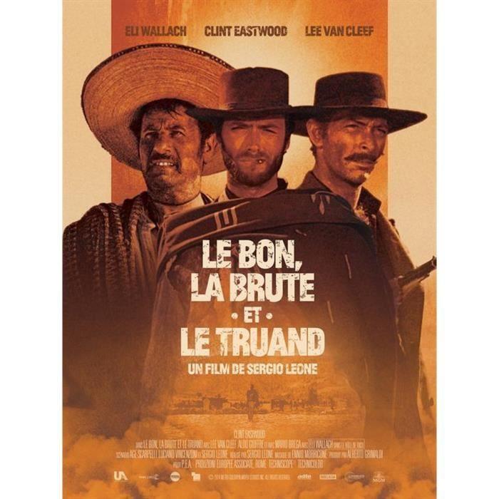 

LE BON LA BRUTE ET LE TRUAND Affiche Cinéma Originale Roulée Petit format 60x40cm КЛІНТ ІСТВУД