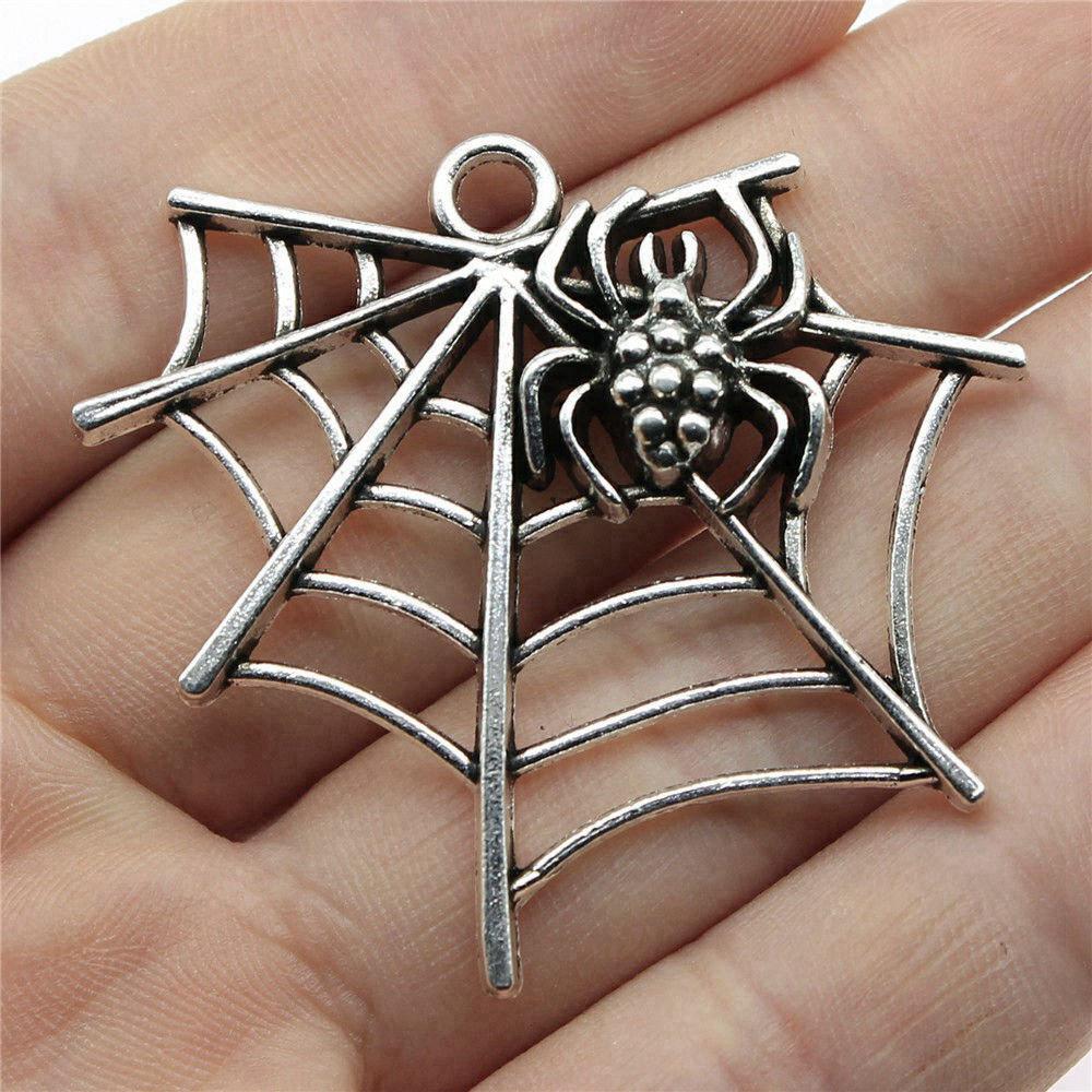 Charms Spider Halloween Bat Pendants Kids' Jewelry Materials QC119