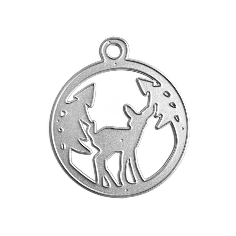 Christmas Pendant Metal Cutting Dies DIY Craft Carbon Steel Embossing Template Stencil Scrapbooking for Card Die Cuts