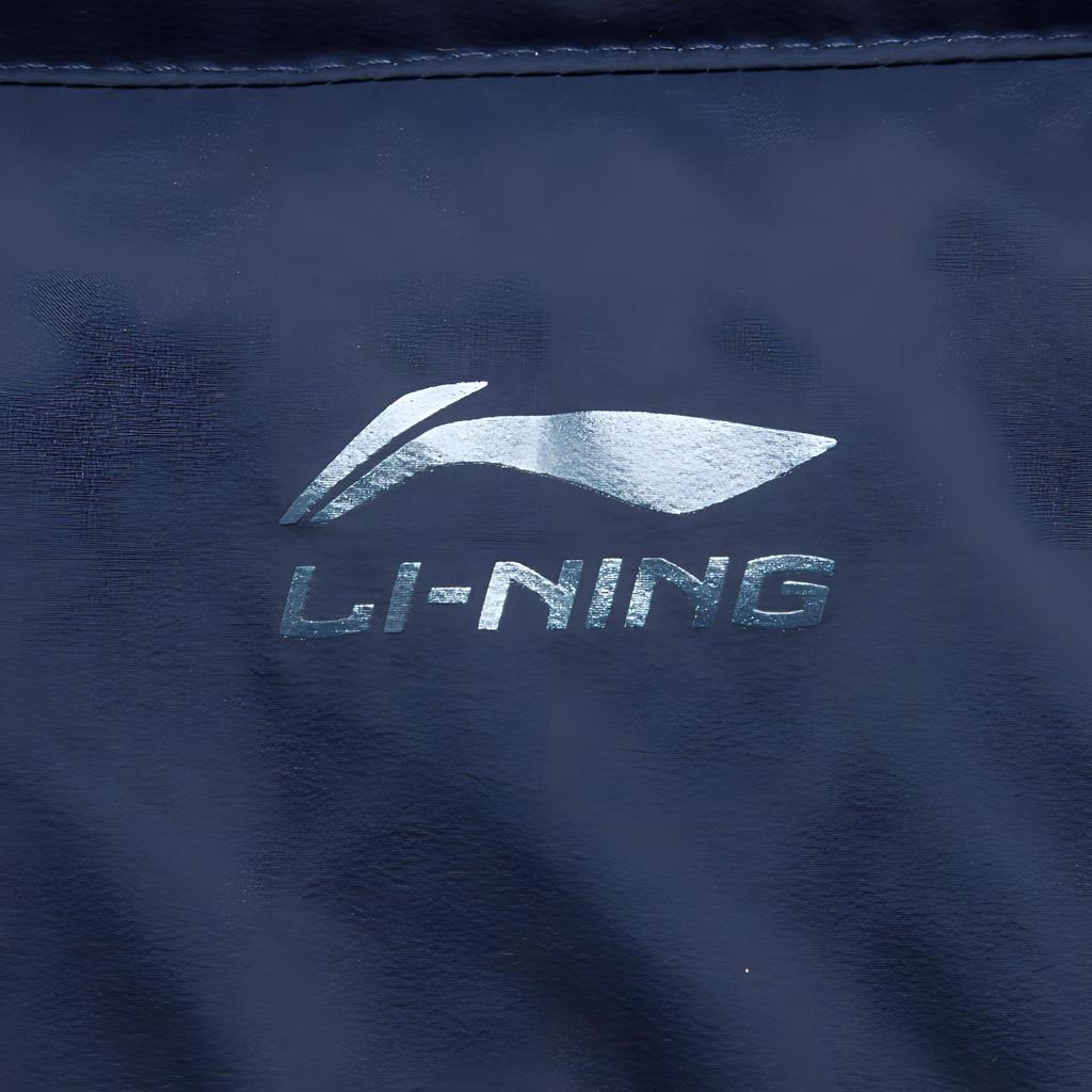 Li Ning Comfortable Casual Letter Print Stand Collar Simple Versatile Zipper Short Winter Down Jacket Women Outerwear AYMU152-4