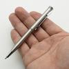 Mini Penna a Sfera Portatile in Metallo 0,7 mm Ricarica Nera Penna a Sfera a Rotazione Penna per Firma Materiale di Cancelleria per Ufficio/Scuola