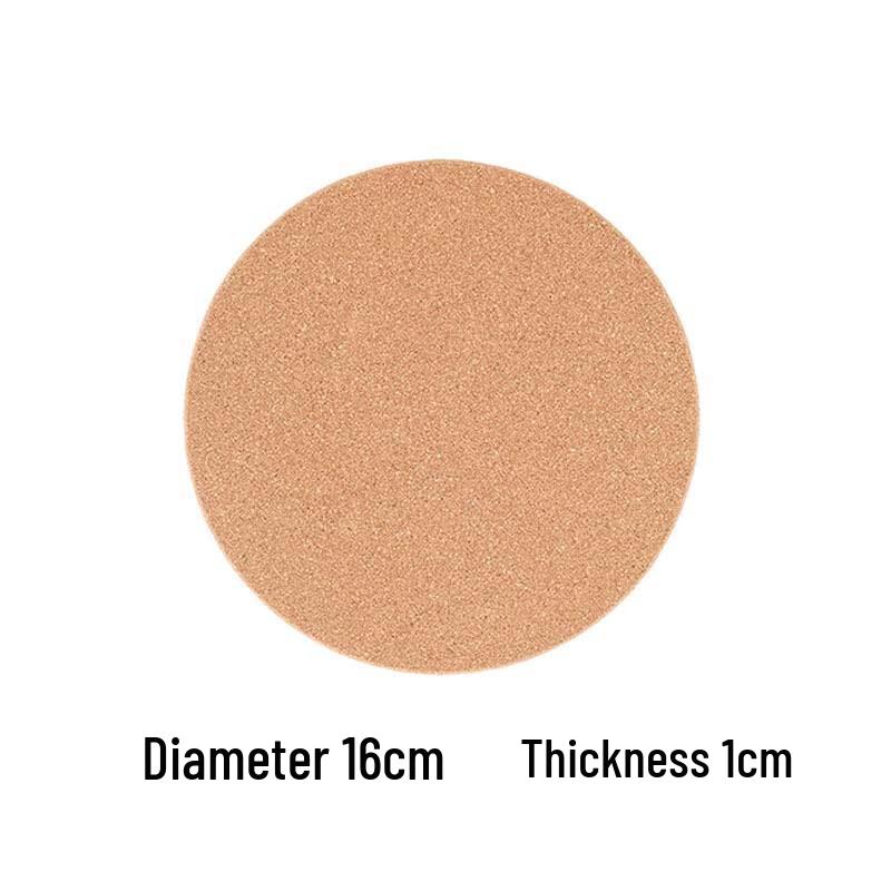 Круглые пробковые термостойкие подставки под тарелки и стаканы