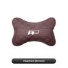 Car Seat Head Support Cushion Lumbar Pillow Interior Accessories For VW GTI Polo Golf Passat Tiguan Arteon CC Taigo T-ROC HubCap