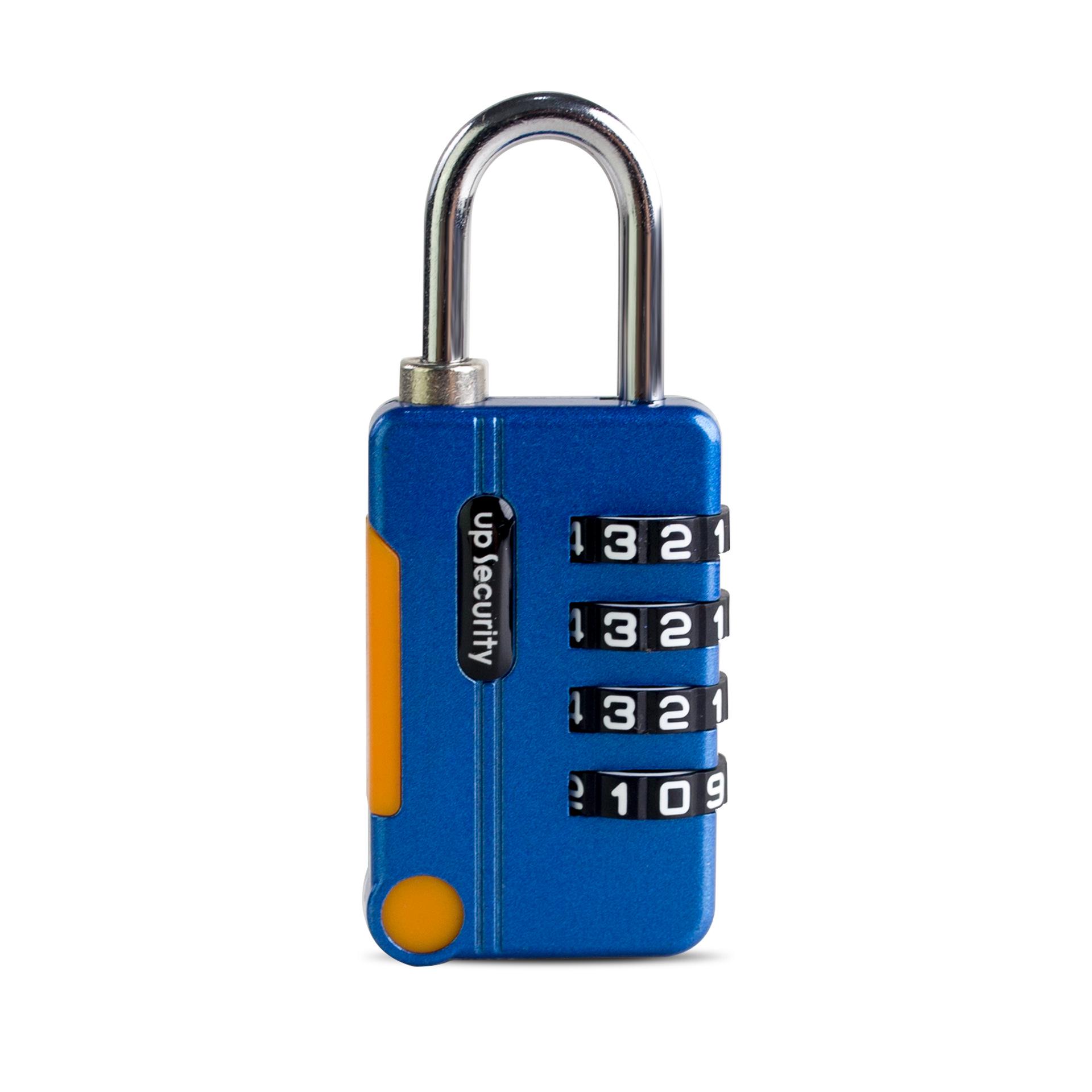 4-Digit Combination Padlock for Gym Cabinets and Bags темно-синий