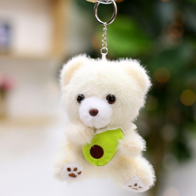 Cute Little Rabbit Pendant Plush Toy Teddy Bear Doll Bag Hanging Keychain Grab Machine Doll Goods