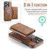 2 In 1 Detachable Magnetic Cards Solt Wallet Leather Case For iPhone 16 Pro Max 15 Plus 14 13 12 For Magsafe Wireless Charging