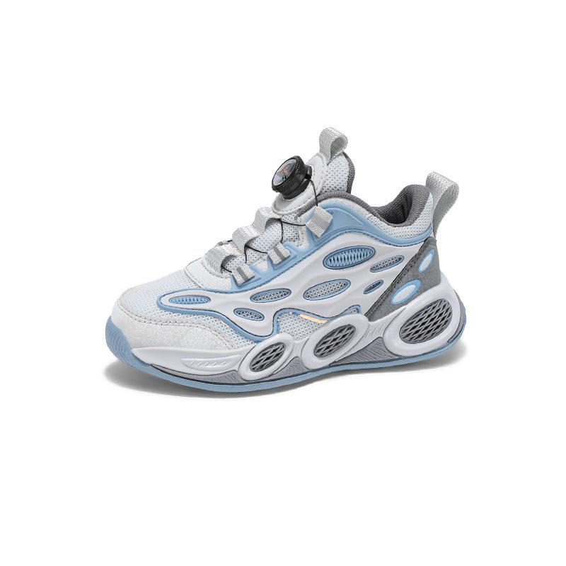 Boys' Breathable Mesh Basketball Shoes - Autumn 2024 New Running Shoes for Primary School Students