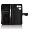 For TECNO Pova 7 5G Wallet Case Dot Pattern Imprint PU Leather Phone Cover with Wrist Strap