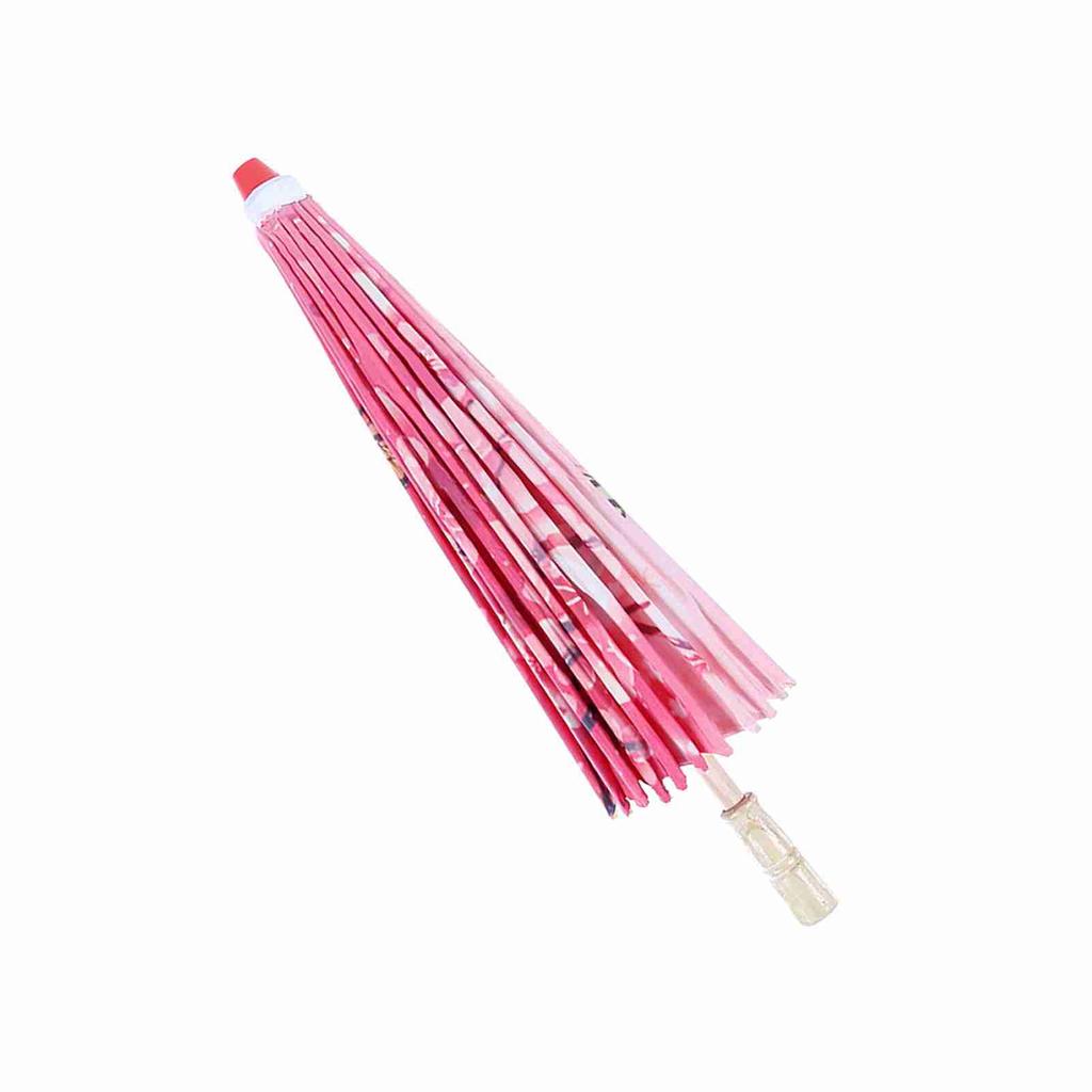 Handgemachter Regenschirm für Damen, winddicht, für den klassischen chinesischen Tanz(Rosa)