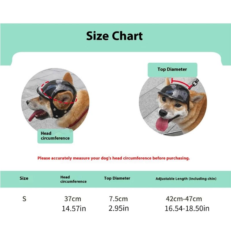 Dog Goggles Adjustable Pet Helmets Puppy Helmets Motorcycle Dog Sunglasses Dog Hat Dog Hat Safetys Helmets