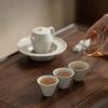 Handmade Retro Teacups Vintage Ceramic Porcelain Tea Cup Teaware Set Chinese Kung Fu Bowls Master Cups Tea Ceremony Drinkware