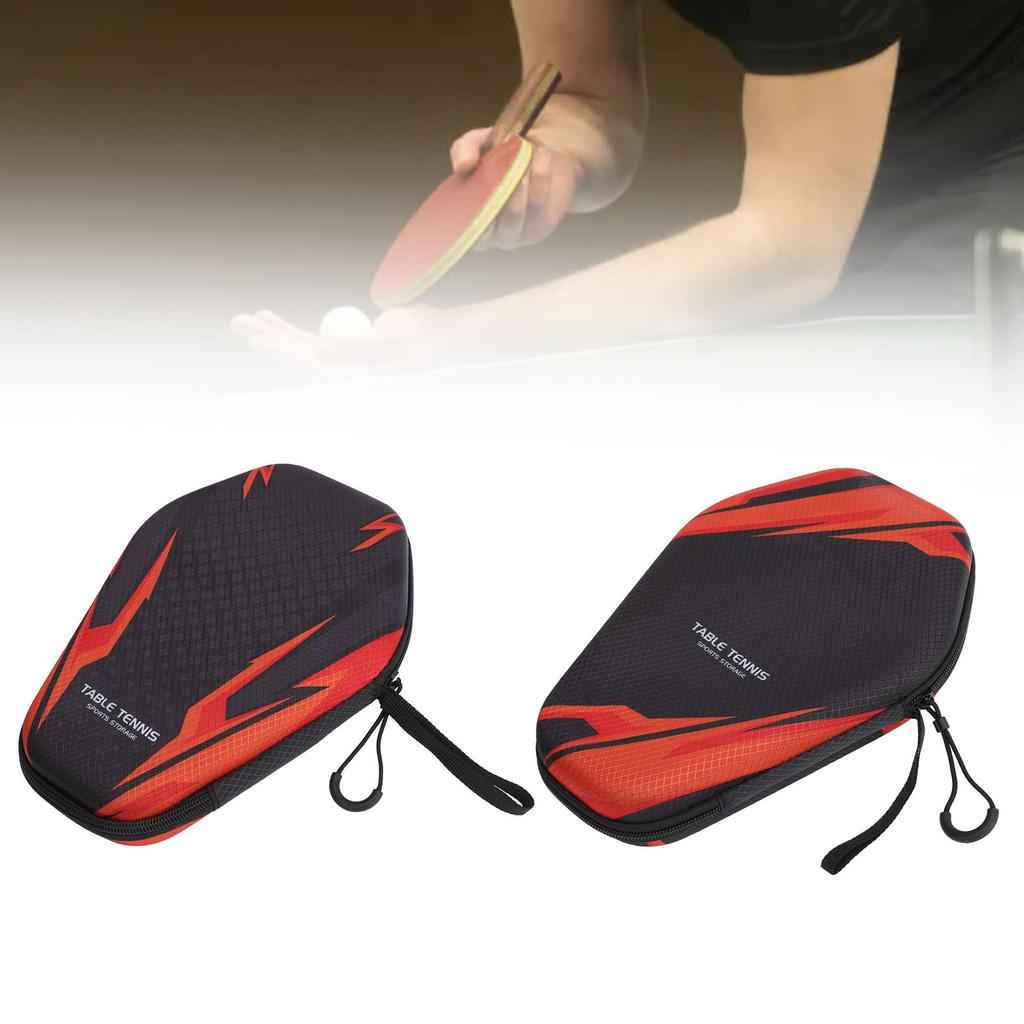 Table Tennis Racket Case Fits Up To 2 Paddles Heavy Duty Table Tennis Paddle Case Hard Shell Shockproof for Sports Accessories