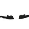 3 pezzi Nero Lucido Sottoparaurti Anteriore Rivestimento Inferiore Sostituzione per Mercedes‑Benz Classe S W222 V222 Linea AMG Facelift 2018‑2020