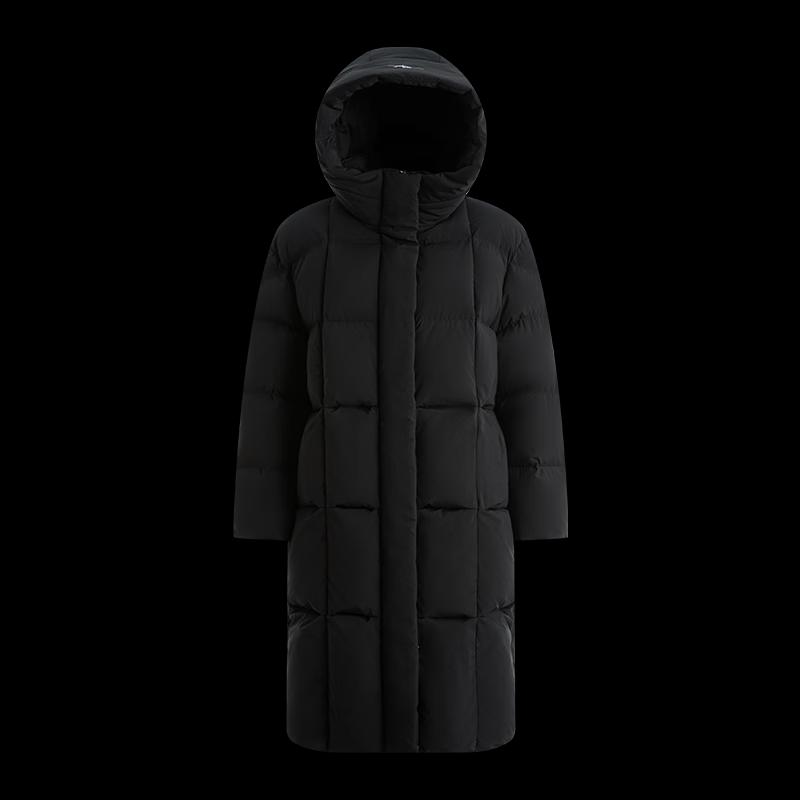 BINJORA Women's Long Hooded 95% Duck Down Puffer Jacket