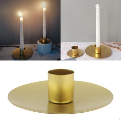 Candle Holder Decor Candlelight Round Nordic Candlestick Holders for Party Christmas Dining