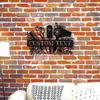 Metal Sign Wall Decor Hair Salon Barber Shop Gift Custom