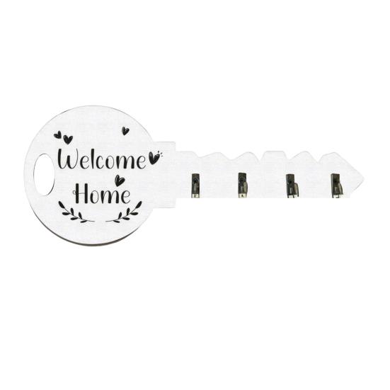 Key Hook with Strong Load-Bearing Capacity Bohemia Style Wall-mounted Decorative Key Shape Key Organizer