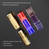 200A Lithium Battery Welding free Connector 8AWG REB 6808 PRO D6 Gold-plated Plug Socket 6mm 200A Banana Male Female Connector