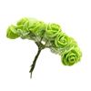 2.5cm Foam Artificial Wrist Flower Fake Rose Bouquet Wedding Party Decoration