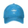 Berretto da Baseball Supermarine Spitfire Classico Tessuto Denim Usurato Aereo da Caccia Pilota Aereo Berretto per Aerei per Unisex Cappelli da Esterno Berretto