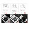 Chrome IDrive Multi Media Button Decor Cover Trim For BMW 1 3 4 5 6 X5 X6 X1 X3