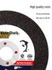 Great White Shark Dual-Purpose Grinder: 100*2.5 Metal & Stainless Steel Cutting Disc.