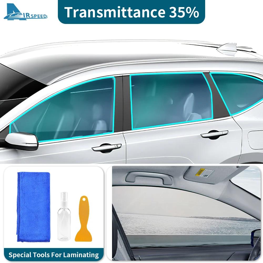 Pre-Cut Car Window Tint Film for Kia Sportage 2017-2022 Solar UV Protection Black Glass 35Percent Window