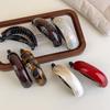Temperament High Ponytail Clip Headband Korean Simple Retro Twist Hair Clip Women Girls Sweeet Hairpins Solid Color Barrettes